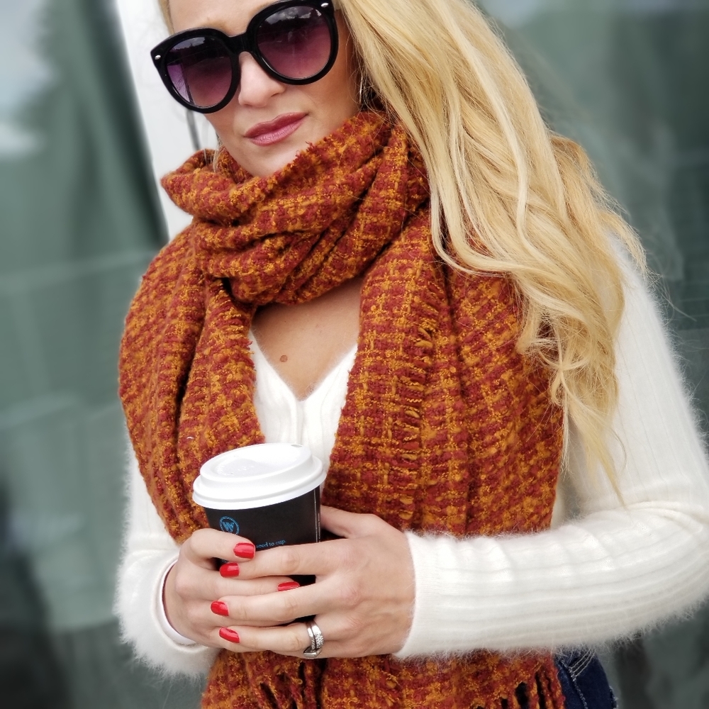PUMPKIN SPICE Scarf - Picture 2 of 6